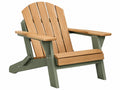 Adirondack Gartenstuhl 83 x 88 x 98 cm Holz Naturgrün mit Armlehnen